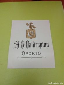 Old Labels: ETIQUETA. OPORTO VALDESPINO. C7CR